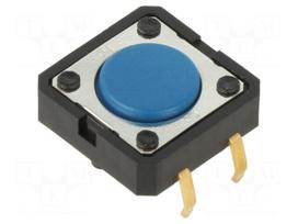 Microswitch TACT | SPST-NO | Pos: 2 | 0.05A/24VDC | THT | none | 1.27N