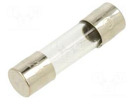 Fuse: fuse | 5x20mm | glass | 3.15A | 250VAC | quick blow | brass | bulk