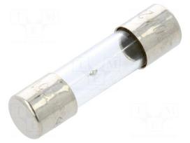 Fuse: fuse | glass | 2A | 250VAC | medium time-lag | 5x20mm | brass | bulk