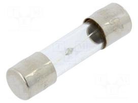 Fuse: fuse | glass | 8A | 250VAC | medium time-lag | 5x20mm | brass | bulk