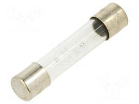 Fuse: fuse | glass | 2.5A | 250VAC | time-lag | 6.3x32mm | TSA | brass