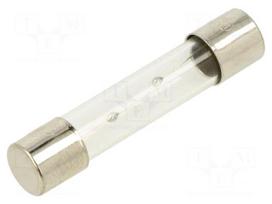 Fuse: fuse | 6.3x32mm | glass | 6A | 250VAC | time-lag | TSA | brass