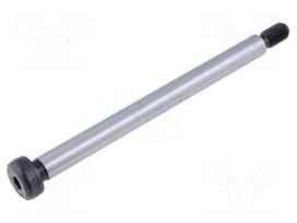 Shoulder screw | steel | M5 | 0.8 | Thread len: 9.5mm | hex key | HEX 3mm