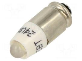 LED lamp | S5,7s,T1-3/4 | white | 24VDC | 24VAC | plastic | 3mm | -20÷60°C