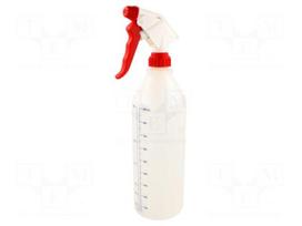 Trigger sprayer | to acids | plastic | 1l