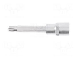 Socket: Torx®-bit | TX27 | 1/2" | 100mm | Chrom-vanadium steel