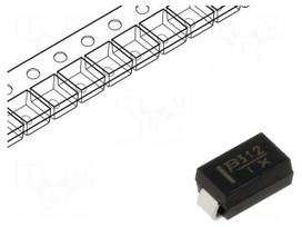 Diode: TVS | 0.4kW | 24.4÷26.9V | 11.3A | unidirectional | ±5% | SMA | SMAJ