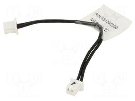 Cable | female-female | PIN: 2 | 0.05m | 1A | 125V | tinned | 28AWG | 2x28AWG