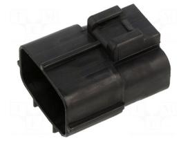Connector: automotive | plug | male | Econoseal J-070 Mark II | black