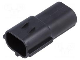Connector: automotive | plug | male | Econoseal J-070 Mark II | PIN: 2
