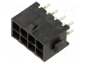 Connector: wire-board | socket | male | PIN: 8 | Micro MATE-N-LOK | THT