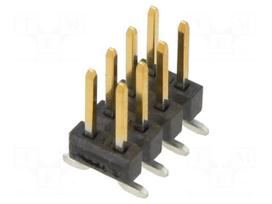 Connector: pin strips | male | PIN: 8 | SMT | Contacts: copper alloy