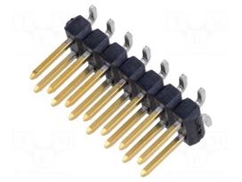 Connector: pin strips | male | PIN: 14 | SMT | Contacts: copper alloy