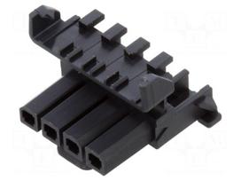 Connector: wire-board | socket | female | PIN: 4 | straight | crimped