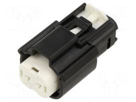 Connector: automotive | socket | female | PIN: 2 | crimped | black | bulk