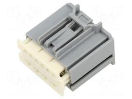 Contact | female | bulk | crimped | grey