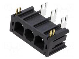 Connector: wire-board | male | PIN: 3 | angled | THT | tinned | 7.5mm | 18A