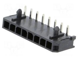 Connector: wire-board | socket | male | PIN: 8 | Micro-Fit 3.0 | 3mm | 5A