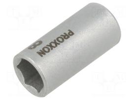 Socket: 6-angles | socket spanner | HEX 8mm | 1/4"