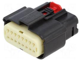 Connector: wire-wire | plug | female | MX150 | PIN: 16 | for cable | 3.5mm