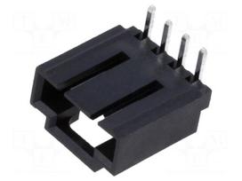 Connector: wire-board | socket | male | PIN: 4 | SL | angled 90° | THT