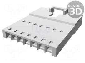 Connector: wire-wire | plug | male | PIN: 7 | SL | straight | crimped