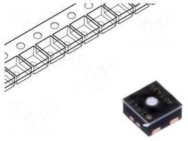 Sensor: temperature and humidity | 0÷100%RH | -40÷125°C | DFN | SHT