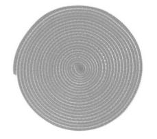 Velcro lente 12.5mm pelēka (3m)