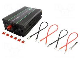 Converter: DC/AC | 2kW | Uout: 230VAC | 12VDC | 210x330x90mm | Ppeak: 4kW