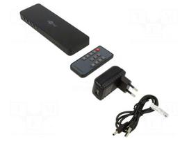 Switch | HDMI 2.0 | Input: DC socket,HDMI socket x4 | black