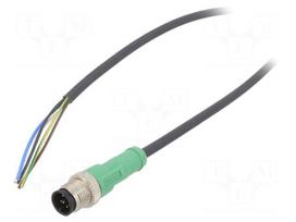 Cable: for sensors/automation | PIN: 5 | M12 male | straight | 10m