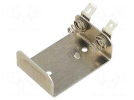Holder | CR-P2,DL223A | Batt.no: 1 | screw | soldering lugs