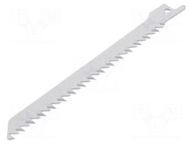 Hacksaw blade-set | wood,reciprocating saw,plastic | 150mm | 3pcs.