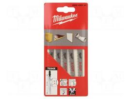 Hacksaw blade-set | wood,jigsaw | 91mm | 5pcs | Holder: T