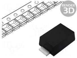 Diode: rectifying | SMD | 600V | 5A | SMC | Ufmax: 1.15V | Ifsm: 100A