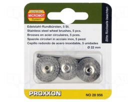 Brush | 22mm | Ø: 2.35mm | 5pcs | Kit: mounting mandrel