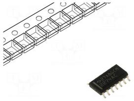 IC: operational amplifier | 2.2MHz | Ch: 4 | ±2.2÷8VDC,4.4÷16VDC