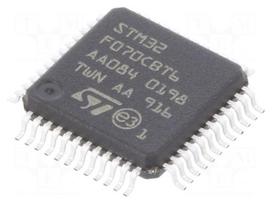 IC: STM32 ARM microcontroller | 48MHz | LQFP48 | 2.4÷3.6VDC | STM32F0