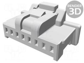 Connector: wire-board | plug | female | Pico-Clasp | PIN: 8 | 1mm | 1x8