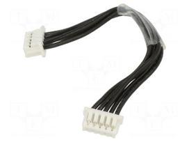 Cable | female-female | PIN: 5 | 0.05m | 1A | 125V | tinned | 28AWG | 5x28AWG