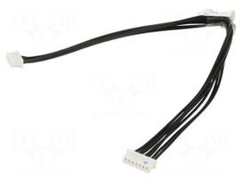Cable | female-female | PIN: 7 | 0.15m | 1A | 125V | tinned | 28AWG | 7x28AWG