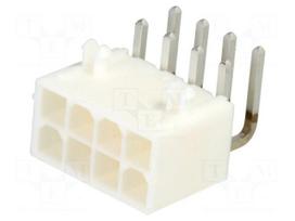 Connector: wire-board | socket | male | PIN: 8 | Mini-Fit Jr | 13A | THT