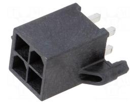 Connector: wire-board | socket | male | PIN: 4 | Mini-Fit Jr | straight