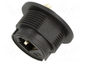 Connector: RJ45 | data transfer | PIN: 8 | Cat 5e | 8p8c | IP67 | THT