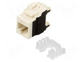 Connector: RJ45 | socket | PIN: 8 | Cat 6a | 8p8c | 26AWG÷22AWG | white