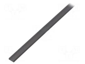 Cover for LED profiles | black | 2m | Kind of shutter: C | push-in