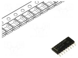 IC: digital | 10 to 4 line,priority encoder | IN: 10 | SMD | SO16 | HC