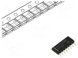 IC: digital | 2 to 1 line,multiplexer,data selector | Ch: 4 | IN: 8