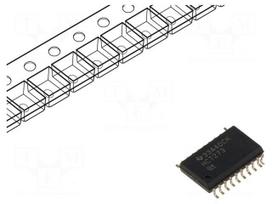 IC: digital | D flip-flop | Ch: 8 | CMOS,TTL | SMD | SO20 | HCT