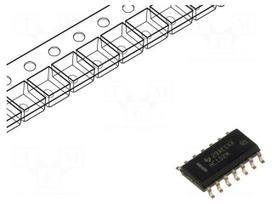IC: digital | NAND | Ch: 4 | IN: 2 | SMD | SO14 | 2÷6VDC | HC